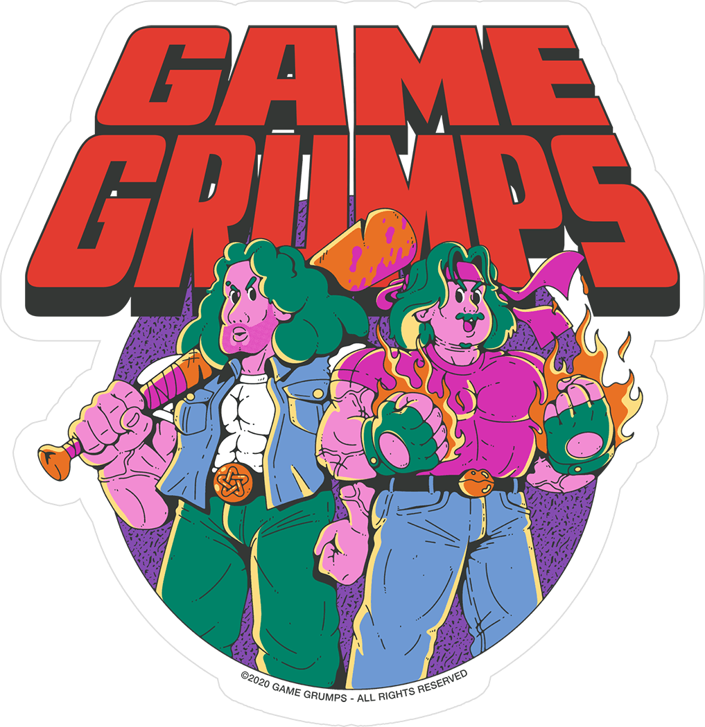 Game Grumps - Beat 'Em Up Sticker