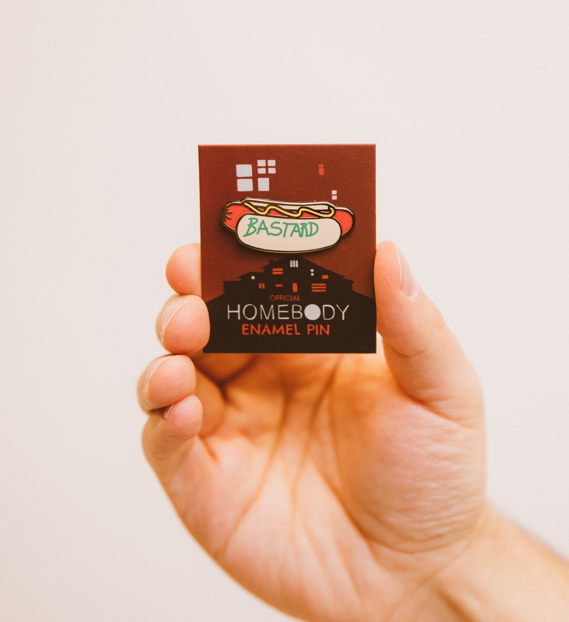 Homebody - Bastard Hot Dog Enamel Pin